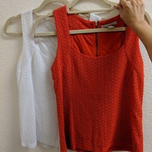 2 Banana Republic Tops with Zippered Back